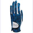 thumbnail image 1 of Glove It Ladies Golf Glove - Lightweight and Soft Cabretta Leather Golf Glove for Womens, features UV Protection, TEAL CHEVRON, Small, Left, 1 of 5