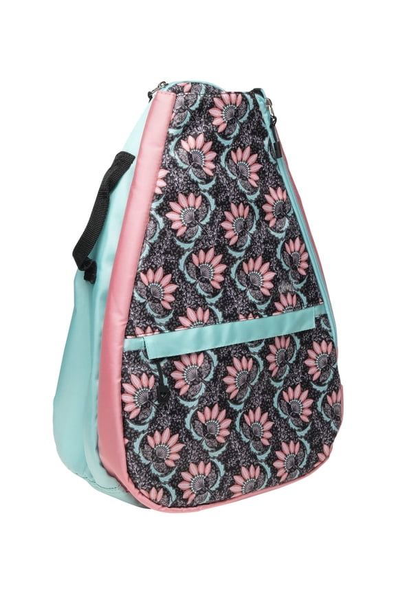 Tennis Backpack for Women, Lightweight Ladies Tennis Bag & Sling Backpack for 2 Racquets, Balls, Water Bottle