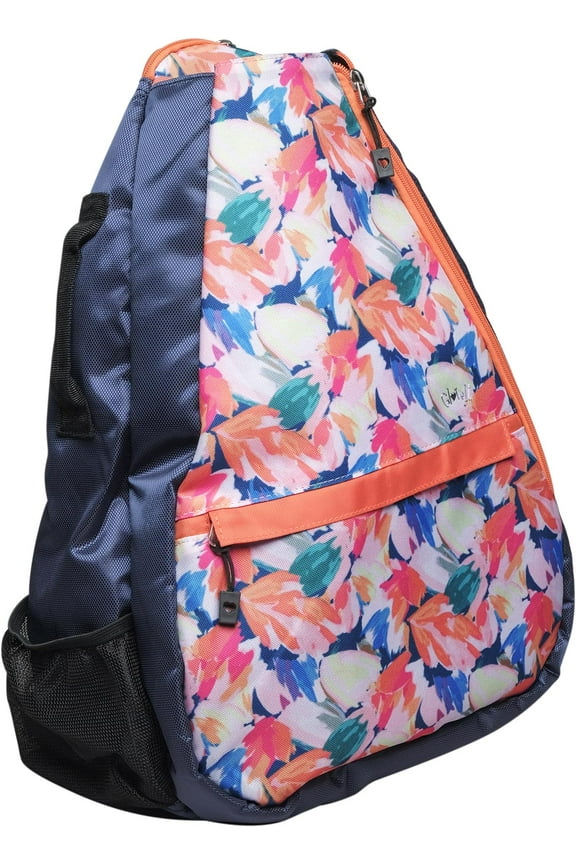 Tennis Backpack for Women, Lightweight Ladies Tennis Bag & Sling Backpack for 2 Racquets, Balls, Water Bottle