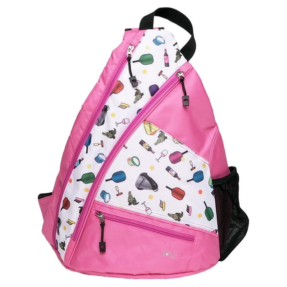 Glove It Women`s Classic Print Pickleball Sling Bag Sip N Dink ( OS )