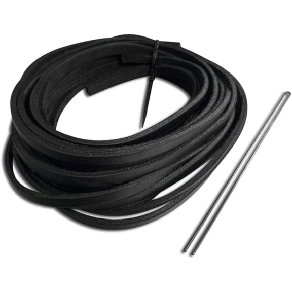 | Glove Re-Lace Pack | Baseball/Softball | Standard 3/16" X 72" Laces with Tool | Black