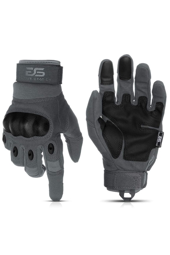 - Gloves for Men and Woman with Touchscreen Fingers - Durable and Comfortable Hand-Gear for Outdoor Work - Gray/XX-Large