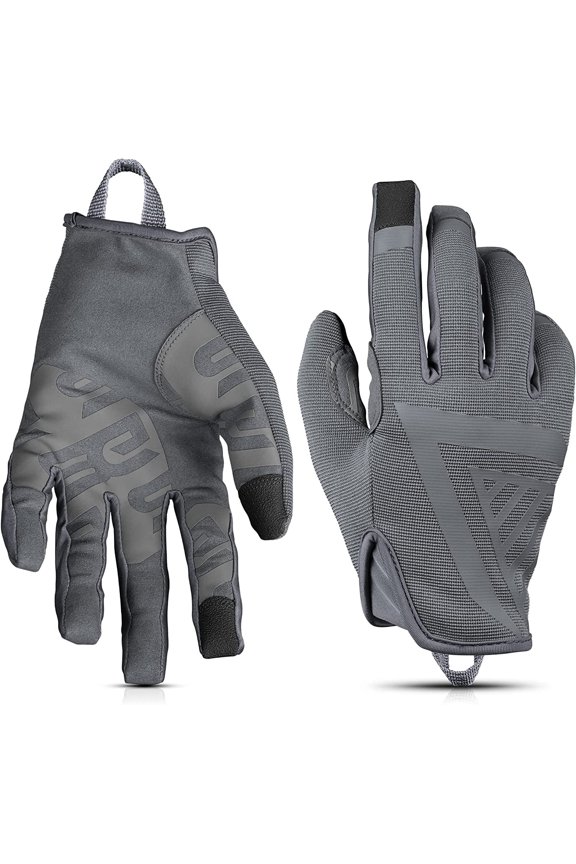 The Impulse - Gloves for Men with Touchscreen Compatibility, Lightweight Design and Outstanding Grip for Outdoor, Sports, Motorcycle and Work - Gray, XXL