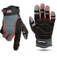 thumbnail image 1 of Glove Station The Multi-Purpose Fingerless Work Gloves - Shrink Resistant, Tough, Enhanced Grip, 1 Pair (X-Large, Red), 1 of 6