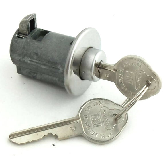 Glovebox/Storage Lock Set With Original Style 'D' Keys 1968 Chevy Corvette