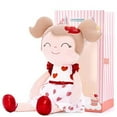 thumbnail image 1 of Gloveleya Baby Doll Baby Girl Gifts Soft First Baby Doll Plush Dolls Red Heart 16 Inches with Gift Box, 1 of 8