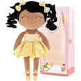 thumbnail image 1 of Gloveleya Baby Girl Gifts Plush Dolls Soft Girls Toy Ballerina Golden 13 Inches with Gift Box, 1 of 10