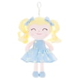 thumbnail image 1 of Gloveleya Toddler Stuffed Dolls Girl Gifts Plush Baby Doll Figure Toys Blue Star Dress 9 inches, 1 of 11
