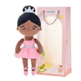 thumbnail image 1 of Gloveleya Ballet Dolls Baby Girl Gifts Plush African American Ballerina Doll Bronze 13" with Gift Box, 1 of 10
