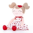 thumbnail image 1 of Gloveleya Dolls Baby Girl Gifts Soft Plush Toys Flocking Red Heart Dress 16", 1 of 9