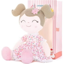 Gloveleya Dolls Baby Girl Gifts Soft Plush Toys Printed Sun Flowers 16"