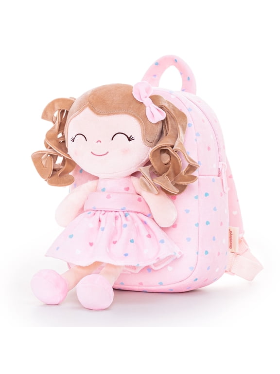Toddler Doll Baby Girl Gifts Plush Dress Doll Kids Doll Loving Heart Doll - Pink Loving Heart Pocket 9inches