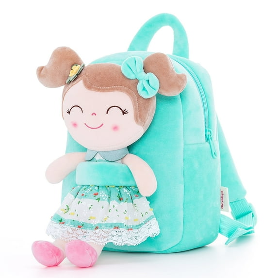 Gloveleya Toddler Doll Baby Girl Gifts Toddler Girl Dolls Kindergarten Soft Plush Doll Pocket Green 9 Inches