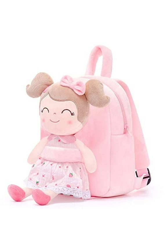 Toddler Doll Kids Dolls Baby Girl Gifts Strawberry Pink Pocket 9inches