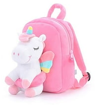 Gloveleya Toddler Backpack Unicorn Gifts Kids Backpack Girls Backpacks Soft Unicorn Toys Pink 9 Inches