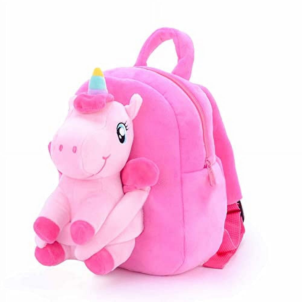 Gloveleya Toddler Backpack Unicorn Girl Toys Kids Backpack Girls Backpacks Soft Unicorn Toy Bag