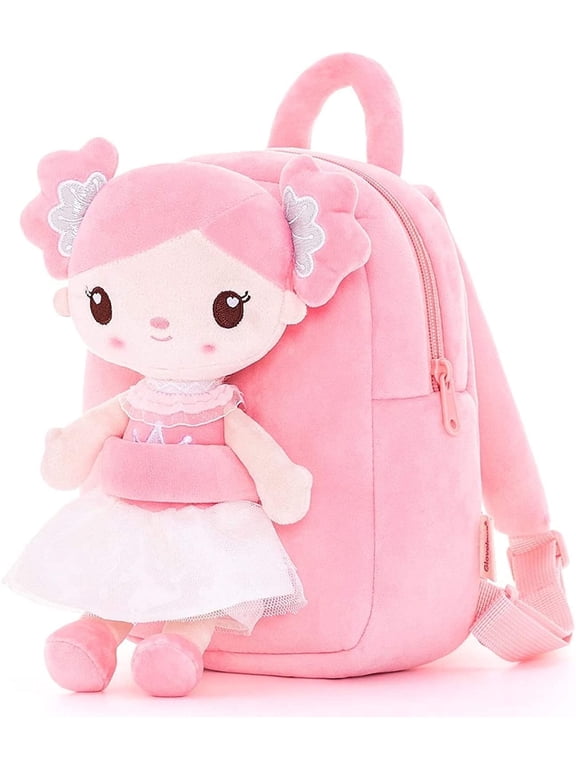 Toddler Doll Kids Doll Girls Doll with Soft Dolls Pink Pocket 9inches