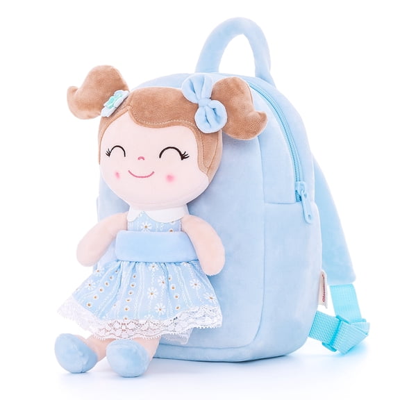 Gloveleya Toddler Dolls Baby Girl Doll Girl Gifts Blue Pocket 9inches