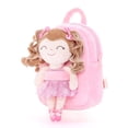 thumbnail image 1 of Gloveleya Toddler Kids Doll for Girls Soft Curly Hair Dolls Pocket Ballerina Series Light Pink Dress 9", 1 of 4