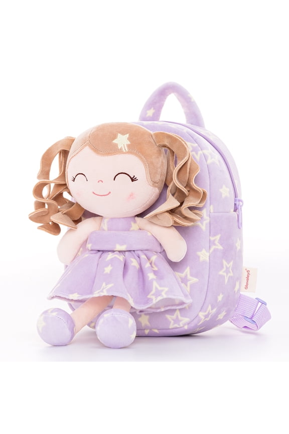 Toddler Dolls Kids Doll for Girls Soft Dolls Pocket Galaxy Series Purple Stars 9"