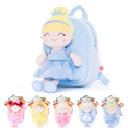 thumbnail image 1 of Gloveleya Toddler Toys Kids Gift for Girl with Pockets Kindergarten Soft Plush Doll Bag Cindy Princess 9 Inches, 1 of 13