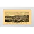 thumbnail image 1 of Glover 32x19 White Modern Wood Framed Museum Art Print Titled - Los Angeles California - Glover 1877, 1 of 4