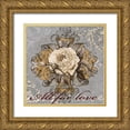 thumbnail image 1 of Glover, Brandon 12x12 Gold Ornate Wood Framed with Double Matting Museum Art Print Titled - All for Love, 1 of 4