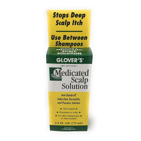 Glovers Medicated Scalp Solution 2.5 fl oz (75 ml)