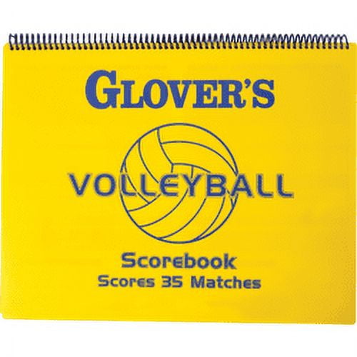 Glover's Scorebooks Short-Form Volleyball Scorebook