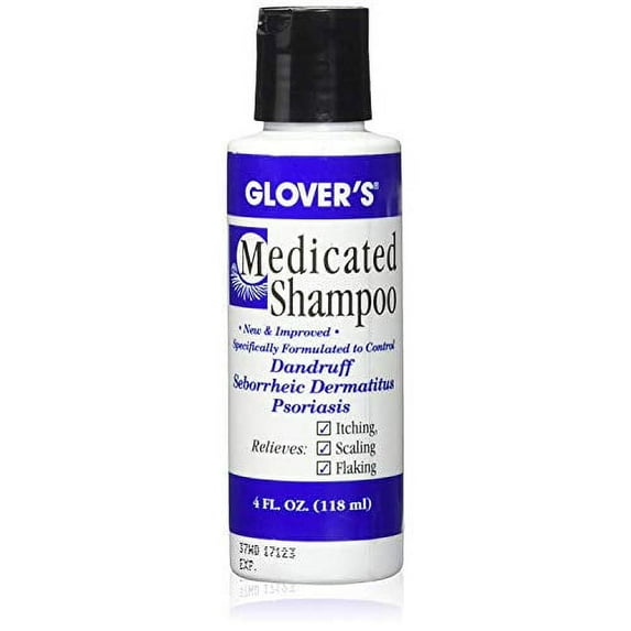 Glovers Medicated Shampoo 4 oz (Pack of 7)