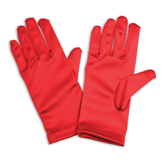 Gloves Childs Red Costume Accessories Unisex One Size Kids Fancy Dress Party Book Week Halloween