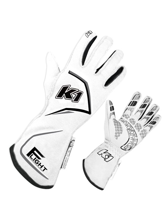 K1 Racegear Gloves Flight X-Large White