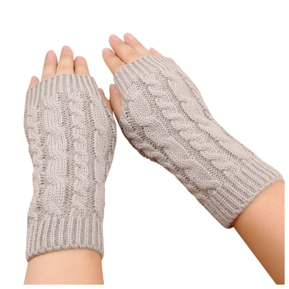 Gloves For Women Winter Warm Knitted Touch Screen Gloves Comfortable Acrylic Riding Phone Hand Accessory One Size Size Winter Gloves