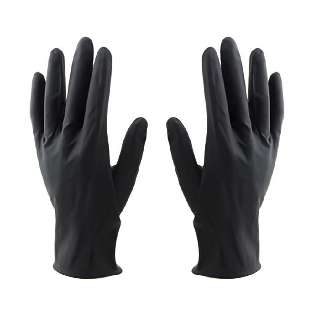 Gloves Hair Salon Reusable Dye Latex Black Laboratory Dishwashing Glove