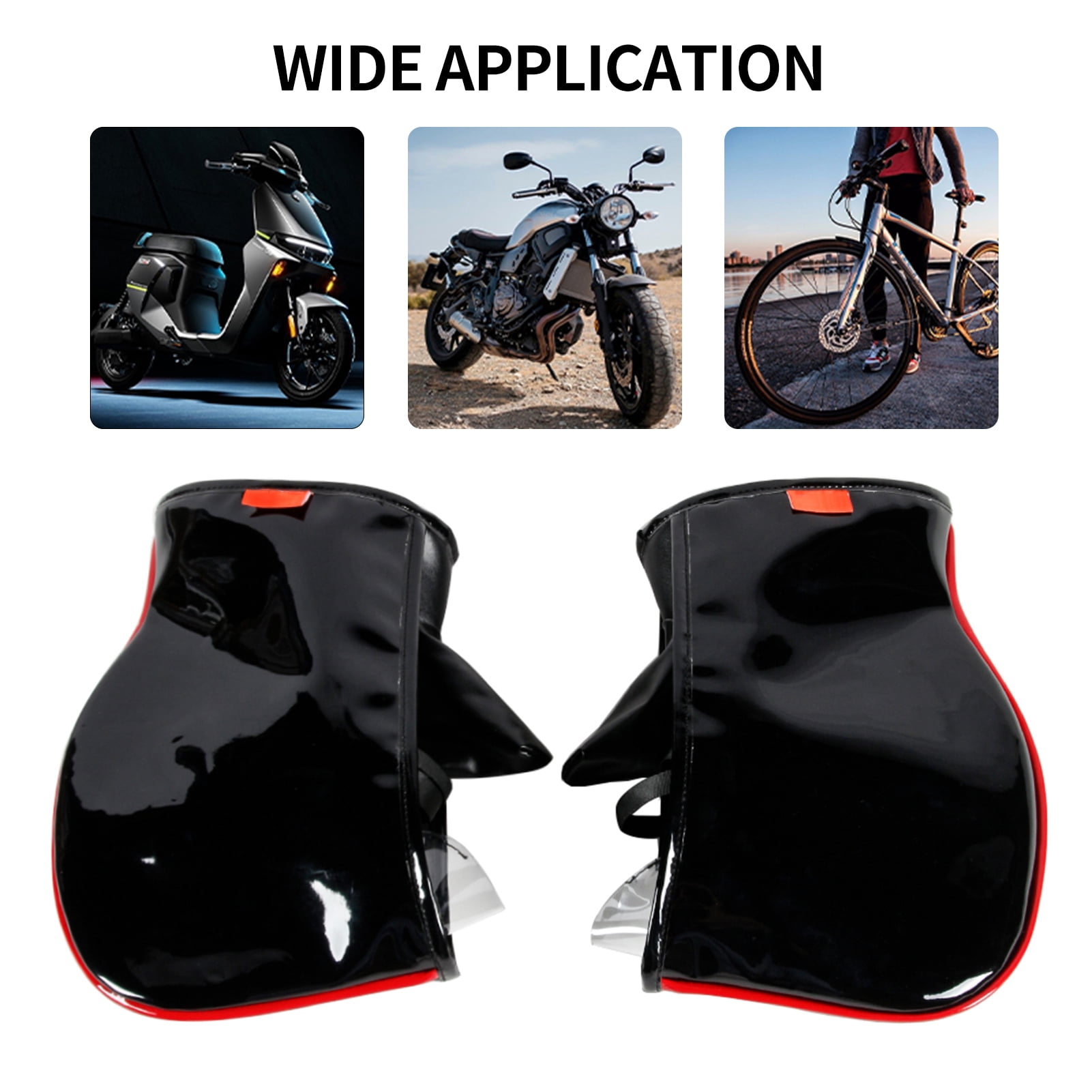 Gloves Handlebar Mittens, Winter Motorcycle Handlebar Mittens Windproof Waterproof  Handlebar Warmer Gloves For Men Women