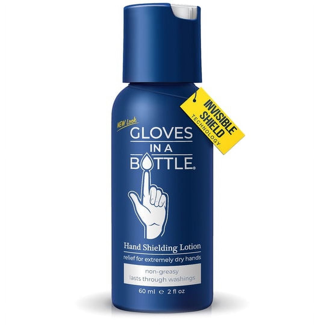Gloves In A Bottle Shielding Lotion, 2 Oz For Dry, Cracked Skin, Psoriasis & Eczema Relief