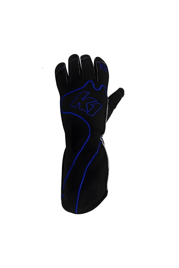K1 Racegear Gloves Karting Adult RS1 X-Large Black/Blue