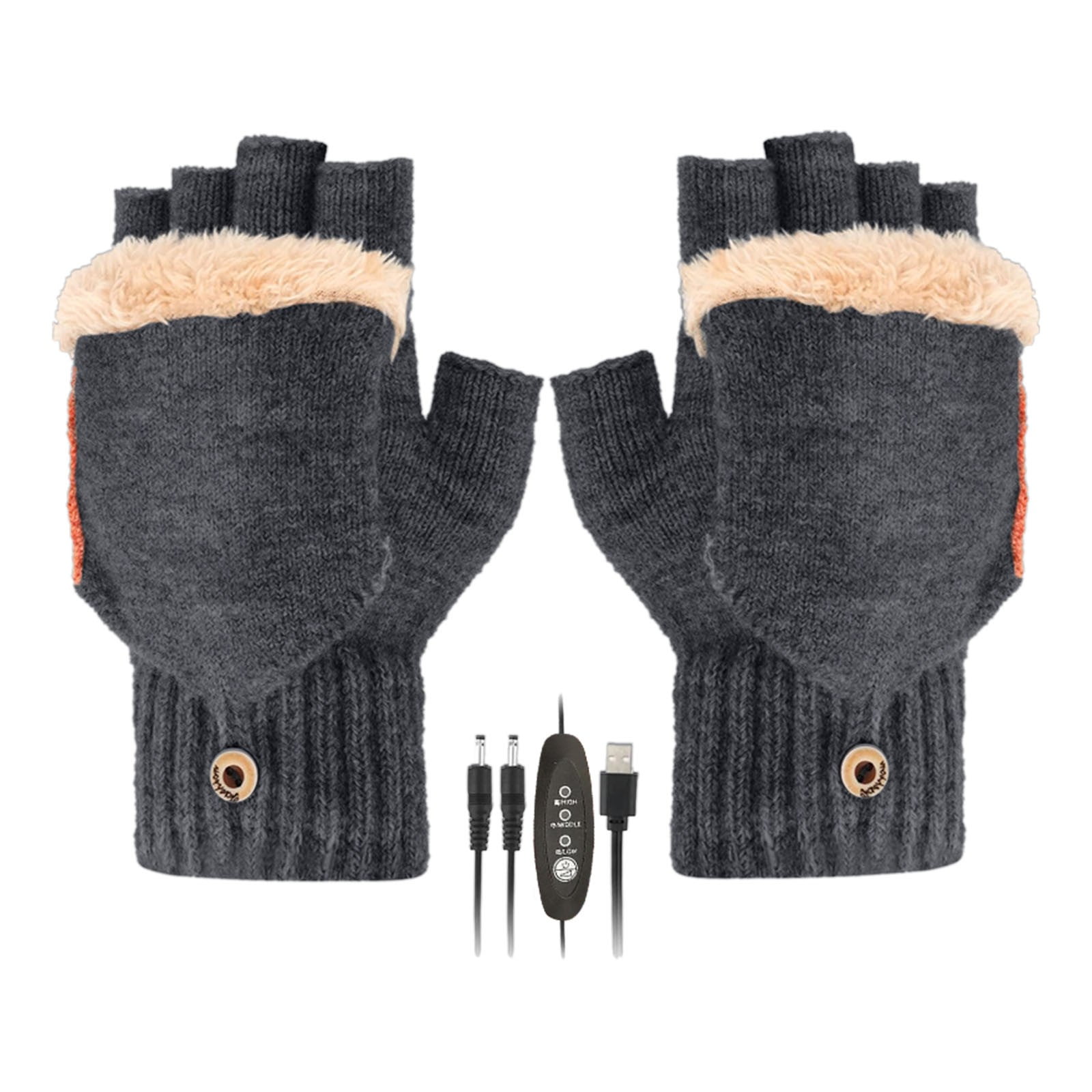 Gloves Men's Women's Usb Heated Gloves Kkuyt Heated Winter Gloves 3