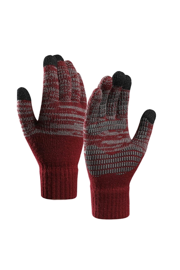 Gloves Mittens | Fngz Warm Hand Socks | Winter Upgraded Touch-Screen Anti-Slip Gloves Elastic Cuff Thermal Smooth Knit Gloves for Men Women