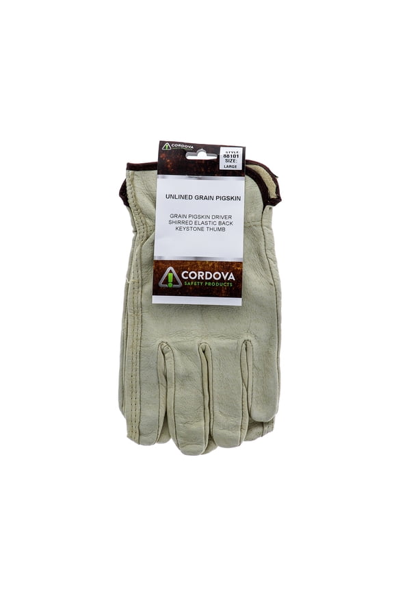 Gloves Pigskin Leather (Driver) Large, Count 1 - Gloves / Grab Varieties & Flavors