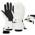 thumbnail image 1 of Gloves,Pro Ski Gloves With Wrist Guards Thermal Cold Weather Touchscreen Snowboard Gloves Ideal For Skiing Snowboarding, 1 of 9