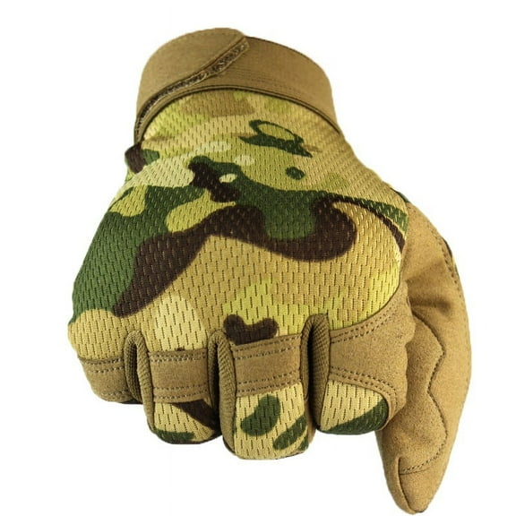 Gloves Protection Full Finger Gloves For Riding Climbing Training Machinery, Work Gloves