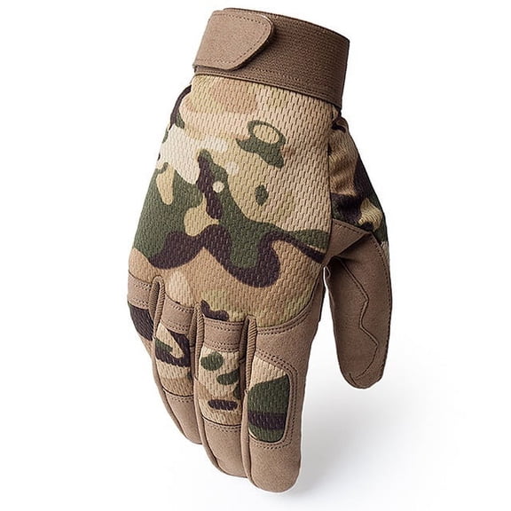 Gloves Protection Full Finger Gloves For Riding Climbing Training Machinery, Work Gloves