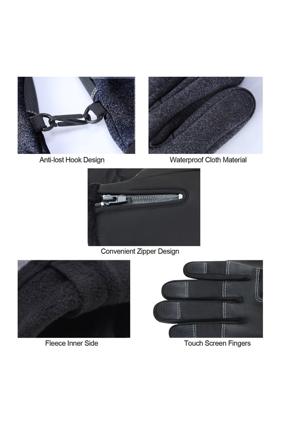Gloves,Screen -slip Windproof In Cold Weather Winter Warm Weather Men Women Windproof Waterproof Screen Cold Weather Men Simbae Screen -slip Windproof Waterproof Run In