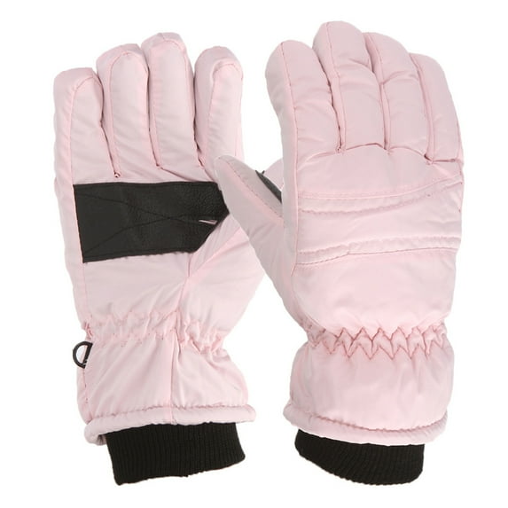 Gloves Skiing Gloves for Boys and Girl Winter Gloves for Kids 7-12 Snow Gloves Outdoor Sports,Pink,
