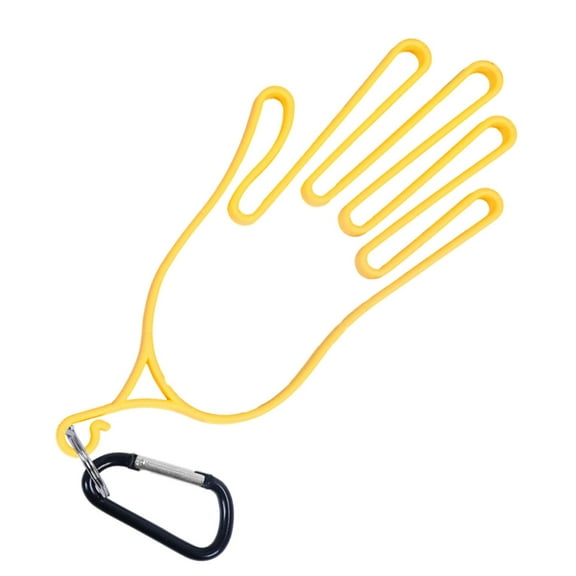 Gloves Support Holder, Gloves Hanger Stretcher Keeper, Portable Golf Gloves Shaper Tool with Carabiner, Gloves Support Frame for Men Women Golfer
