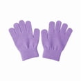 thumbnail image 1 of Gloves for Toddlers Fall Winter Unisex Kids Full Fingered Warm Gloves Solid Color Soft Five Finger Handwear for Boys and Girls Toddlers Outdoor Play Gloves for Boys Purple 4 Years-8 Years, 1 of 4