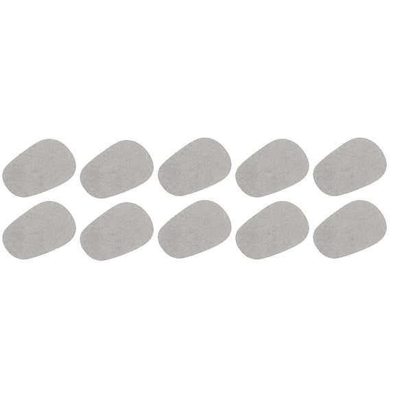 Gloves Touch Screen Sticker 1"x0.8" Ultra High Sensitivity Flexible Silver Fiber Ultra Thin Stickers, Pack of 16