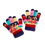 Gloves Winte Fashion Warm And Cold Proof Cute Love Double Layer Tthickened Student Children Gloves