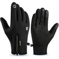 thumbnail image 1 of Gloves for Cold Weather, Waterproof Winter Gloves, Windproof Thermal Non-Slip, for Men Women(Black,M), 1 of 7